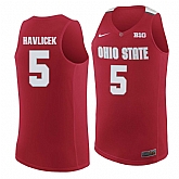 Ohio State Buckeyes #5 John Havlicek Red College Basketball Jersey Dzhi,baseball caps,new era cap wholesale,wholesale hats